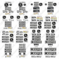 Decal Set for John Deere 770C II Grader Vinyl Sticker