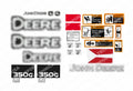 Decal Set for John Deere 350GLC Excavator Vinyl Sticker