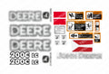 Decal Set for John Deere 200CLC Excavator Vinyl Sticker