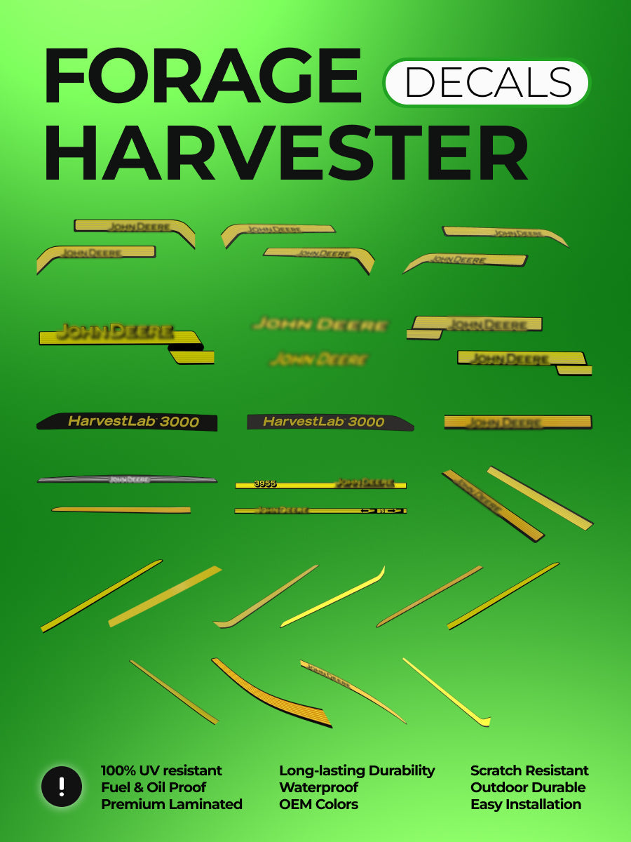Decal Kit for John Deere 8500 Forage Harvester