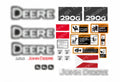 Decal Set for John Deere 290GLC Excavator Vinyl Sticker