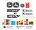 Decal Set for John Deere 345P Excavator Vinyl Sticker