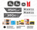 Decal Set for John Deere 350GLC NEW Excavator Vinyl Sticker