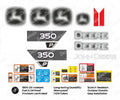 Decal Set for John Deere 350P Excavator Vinyl Sticker