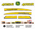 4052R tractor decal kit for John Deere