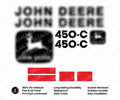Decal Set for John Deere 450C Bulldozer Vinyl Sticker