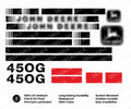 Decal Set for John Deere 450G Dozer Vinyl Label