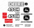 Laminated External Decal Set for John Deere 450H Crawler Dozer Vinyl Label Sticker