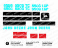 650G TC LGP Dozer Vinyl Decal Set for John Deere
