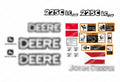 Decal Set for John Deere 225CLC RTS Vinyl Sticker