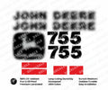 Decal Set for John Deere 755 Crawler Loader Vinyl Sticker