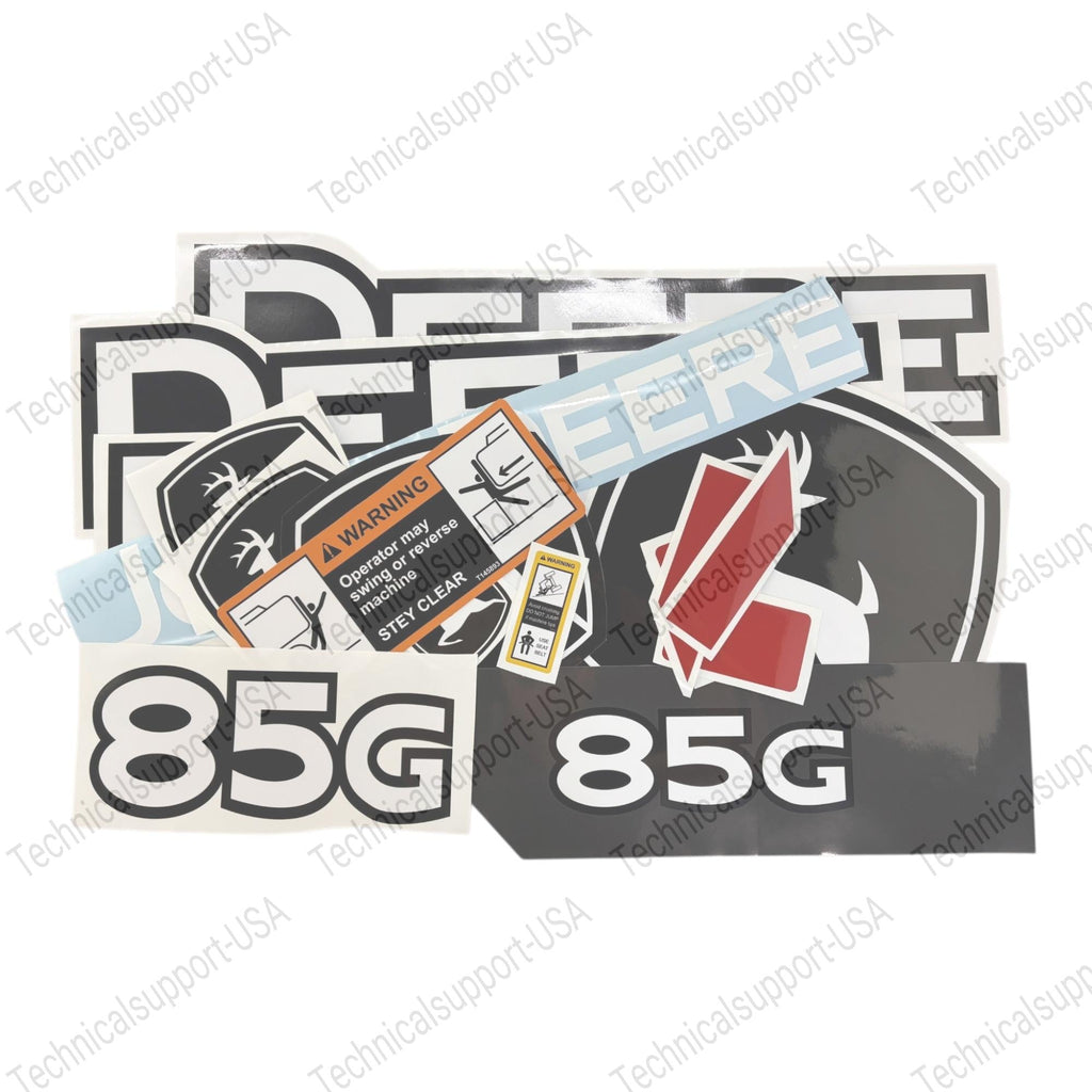 Decal Set for John Deere 85G Excavator Vinyl Sticker