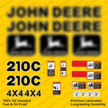 Decal Set for John Deere 210C Loader Vinyl Sticker