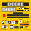 Decal Set for John Deere 230LC Excavator Vinyl Sticker