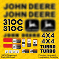 Decal Set for John Deere 310C Loader Vinyl Sticker