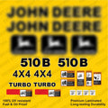 Decal Set for John Deere 510B Loader Vinyl Sticker