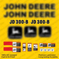 Decal Set for John Deere 300B Loader Vinyl Sticker