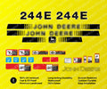 Decal Set for John Deere 244E Loader Vinyl Sticker