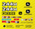 Decal Set for John Deere 244H Loader Vinyl Sticker