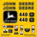 Restore the look of your Skidder 440 with heavy-duty decal set for John Deere