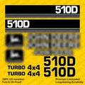 Decal Set for John Deere 510D Loader Vinyl Sticker