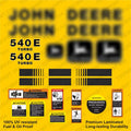 Restore the look of your Skidder 540E with heavy-duty decal set for John Deere