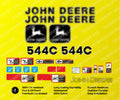 Decal Set for John Deere 544C Loader Vinyl Sticker