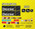 Decal Set for John Deere 544K-II Loader Vinyl Sticker