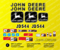 Decal Set for John Deere 544 Bulldozer Vinyl Sticker
