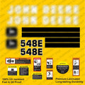 Restore the look of your Skidder 548E with heavy-duty decal set for John Deere
