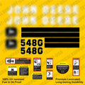 Restore the look of your Skidder 548G with heavy-duty decal set for John Deere