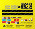 Decal Set for John Deere 624G Loader Vinyl Sticker