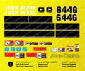 Decal Set for John Deere 644G Loader Vinyl Sticker