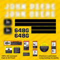 Restore the look of your Skidder 648G with heavy-duty decal set for John Deere