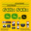 Restore the look of your Skidder 648H with heavy-duty decal set for John Deere