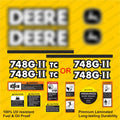 Restore the look of your Skidder 748G-II with vinyl decal set for John Deere