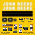 Restore the look of your Skidder 748G with heavy-duty decal set for John Deere