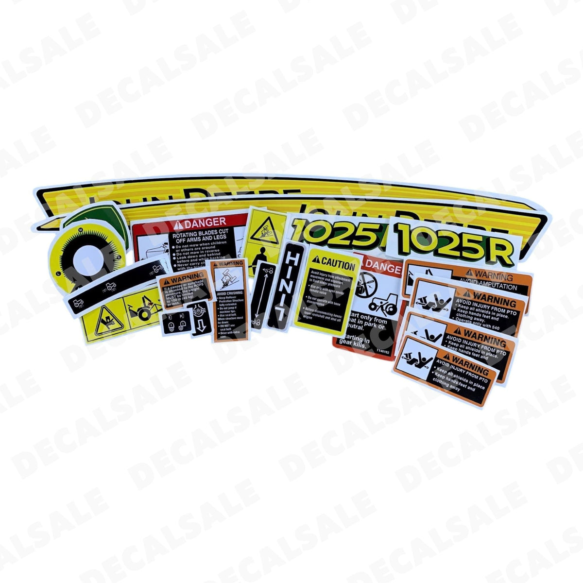 1025R tractor decal kit for John Deere