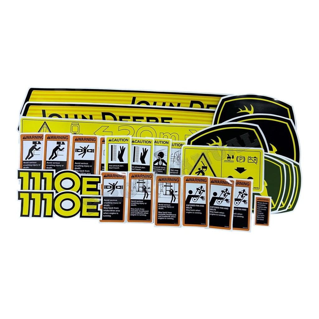 Decal Set for John Deere 1110E Forwarder Vinyl Sticker