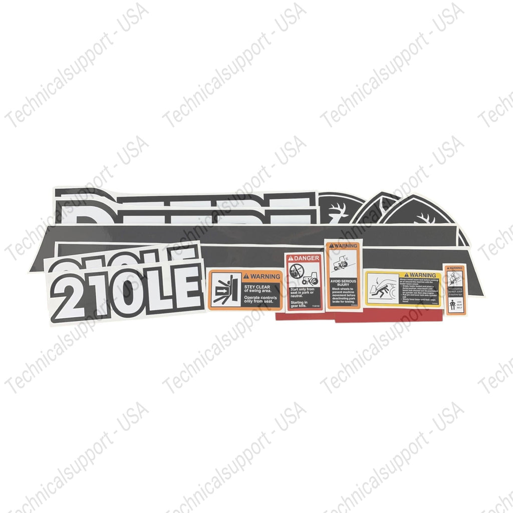 Decal Set for John Deere 210LE Loader Vinyl Sticker