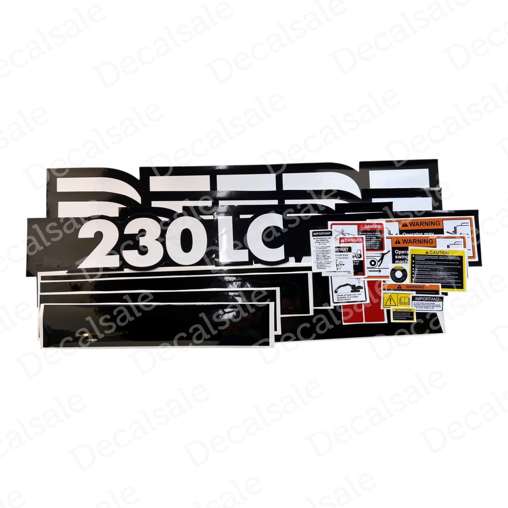 Decal Set for John Deere 230LC Excavator Vinyl Sticker