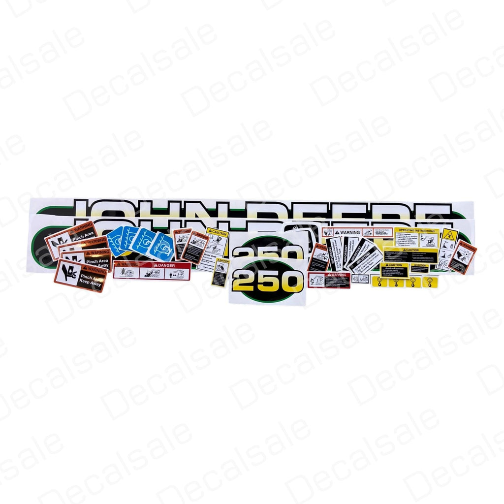 Decal Set for John Deere 250 Loader Vinyl Sticker
