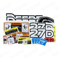 Decal Set for John Deere 27D Excavator Vinyl Sticker