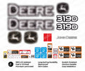 Decal Set for John Deere 319D Track Loader Vinyl Sticker