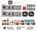 Decal Set for John Deere 319E Track Loader Vinyl Sticker