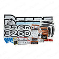 Decal Set for John Deere 326D Loader Vinyl Sticker