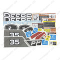 Decal Set for John Deere 35P Excavator Vinyl Sticker