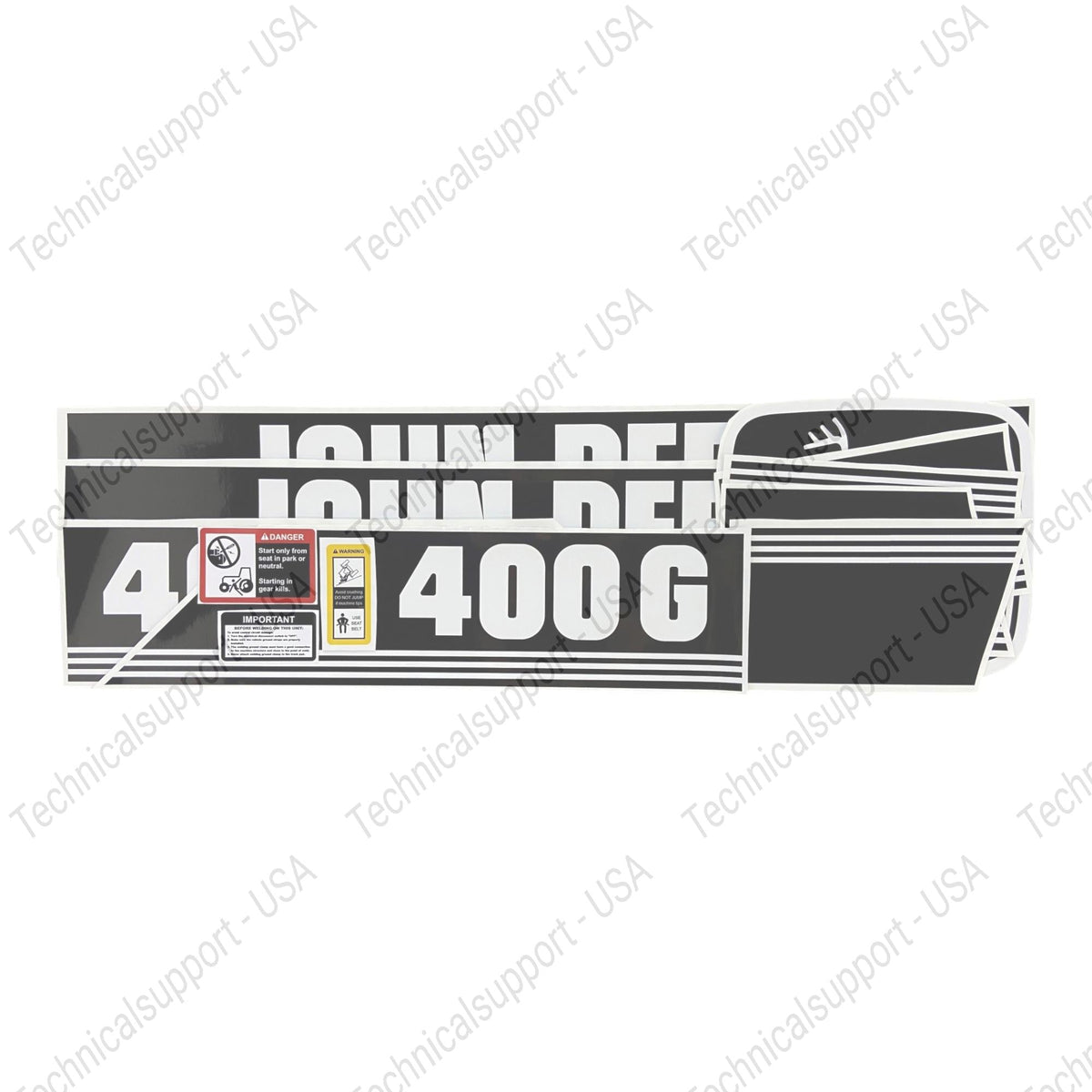 Decal Set for John Deere 400G Bulldozer Vinyl Sticker