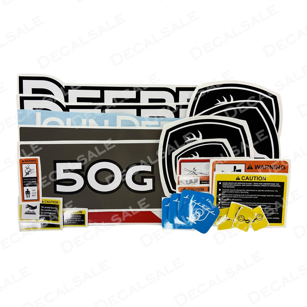 Decal Set for John Deere 50G Excavator Vinyl Sticker