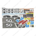 Decal Set for John Deere 50P Excavator Vinyl Sticker